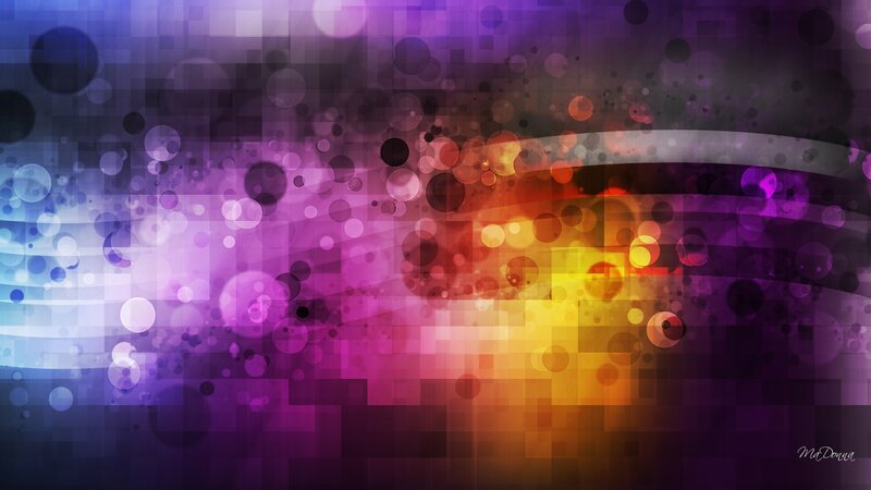 Abstract Digital Background — Purple, Dynamic