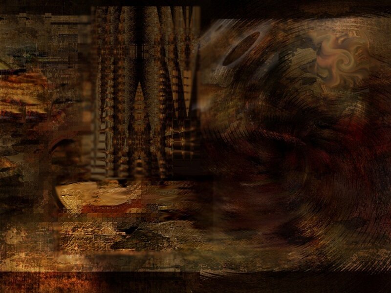 abstract digital collage artwork