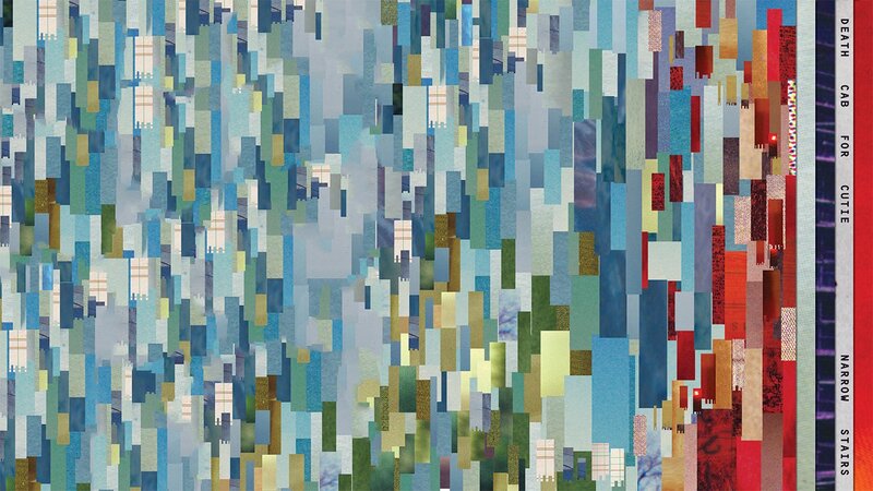 Abstract Digital Collage — Blue, Chaotic