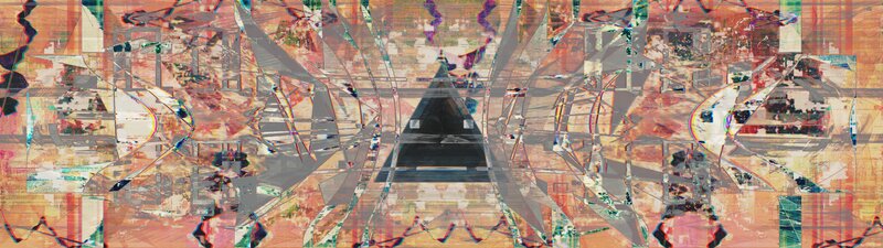 Abstract Digital Collage — Orange