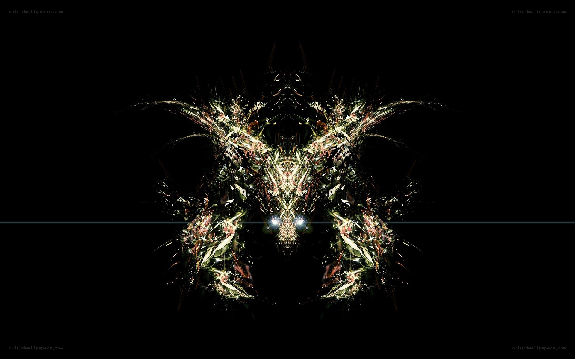 abstract digital creature