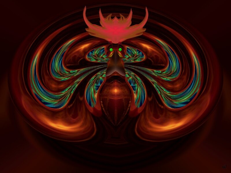 Abstract digital creature