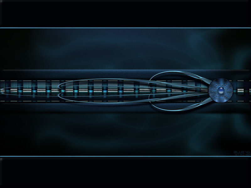 Abstract Digital Design — Black, Dark