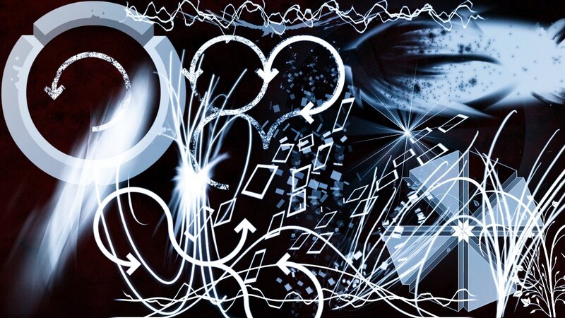 abstract digital energy design