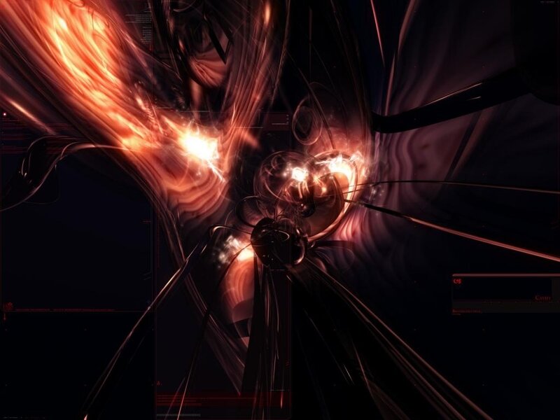 abstract digital energy explosion