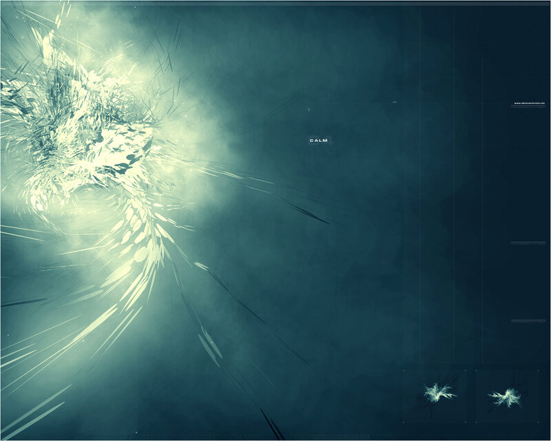 abstract digital explosion