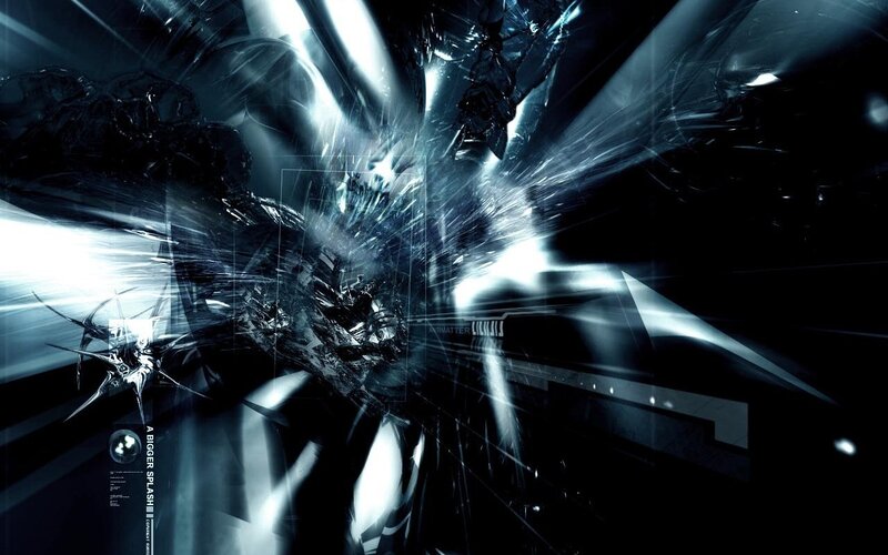 abstract digital explosion