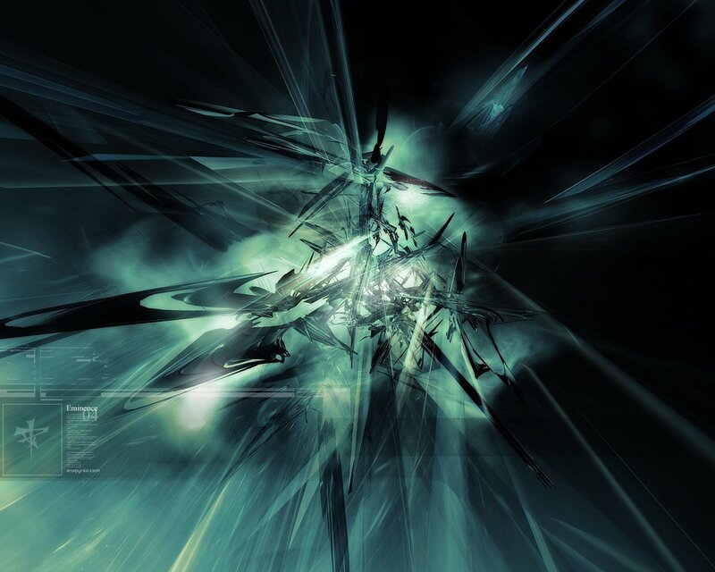 Abstract digital explosion