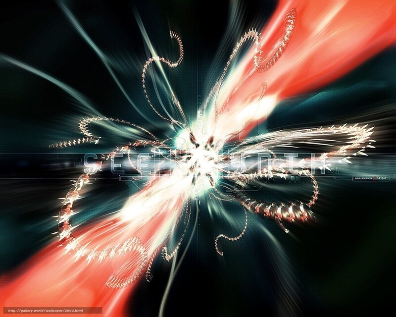 Abstract digital explosion