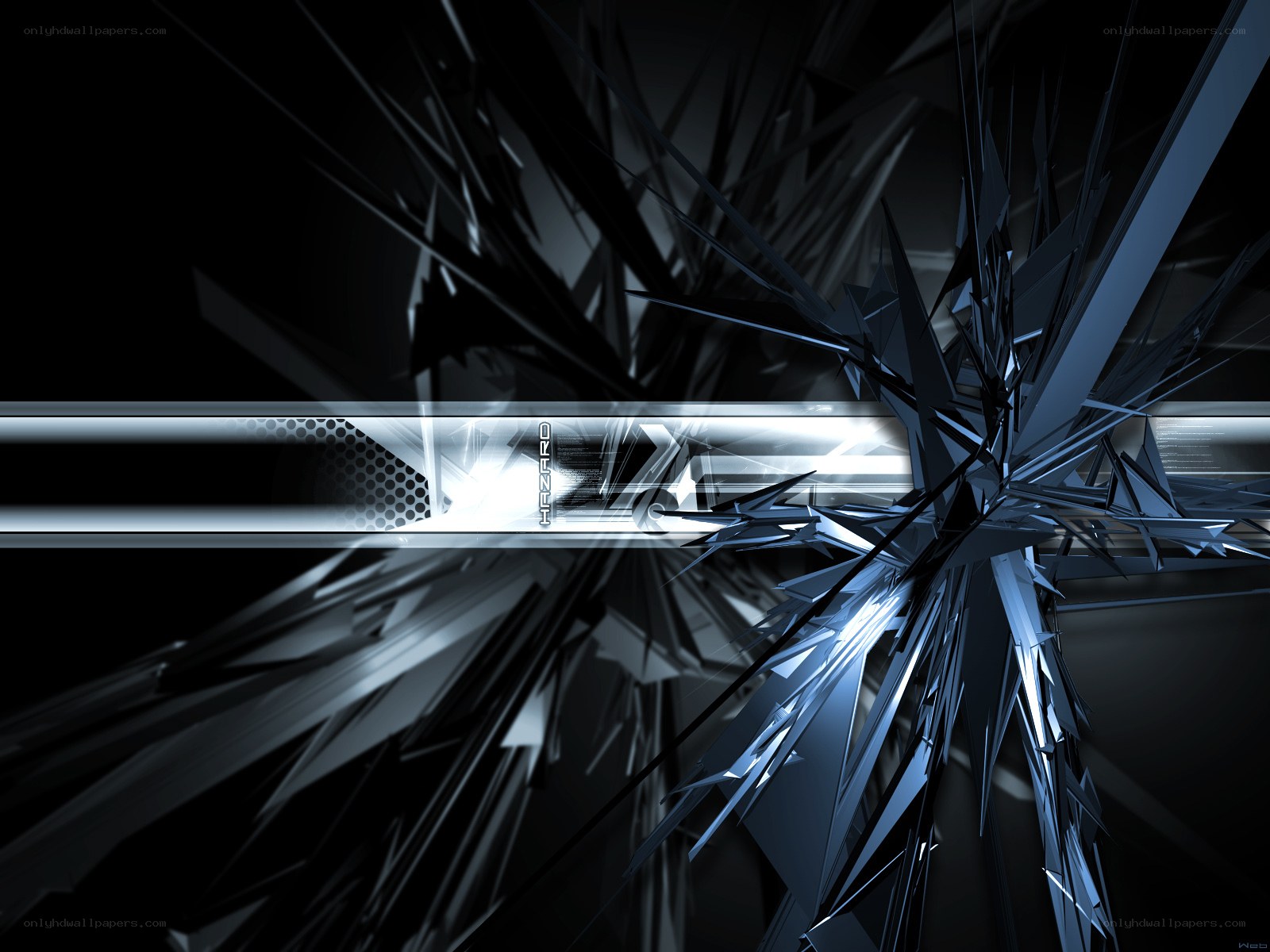 abstract digital explosion