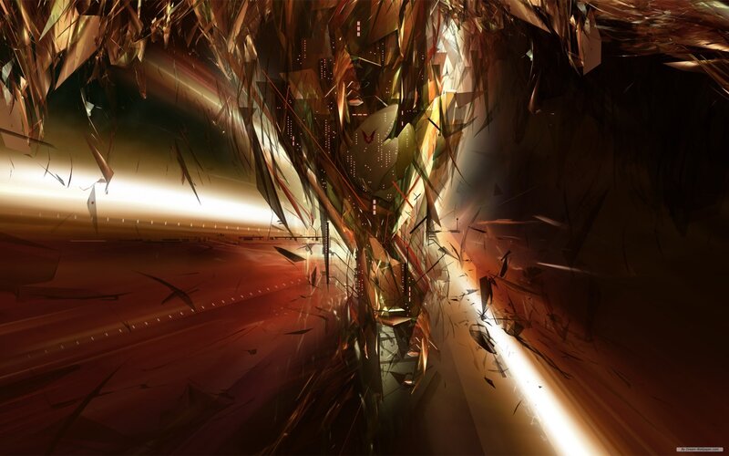 abstract digital explosion