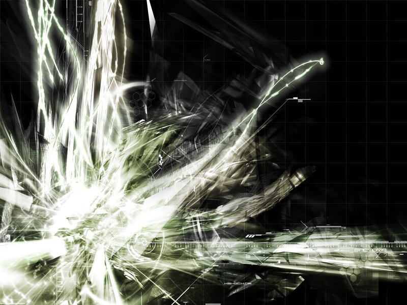 abstract digital explosion
