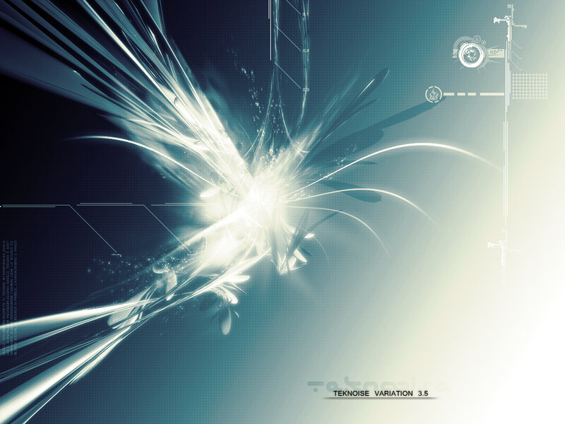 abstract digital explosion artwork