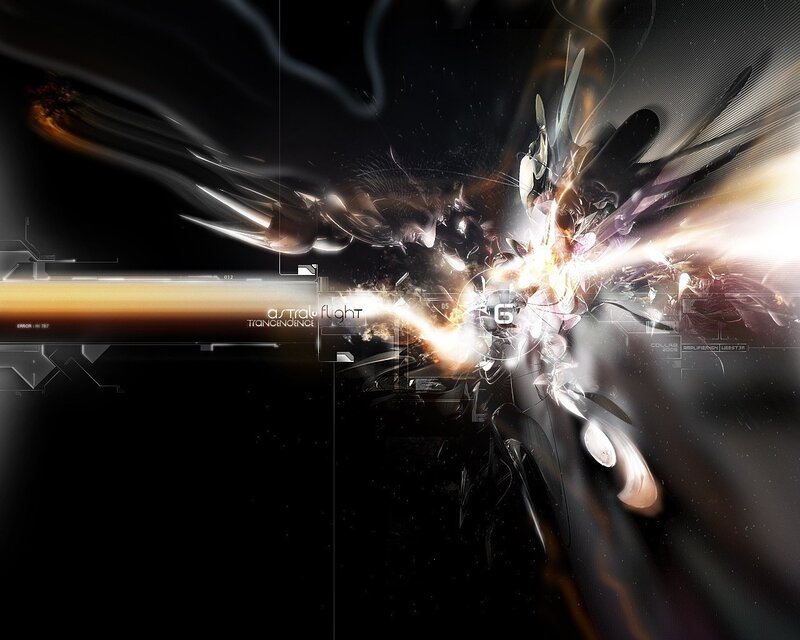 abstract digital explosion artwork