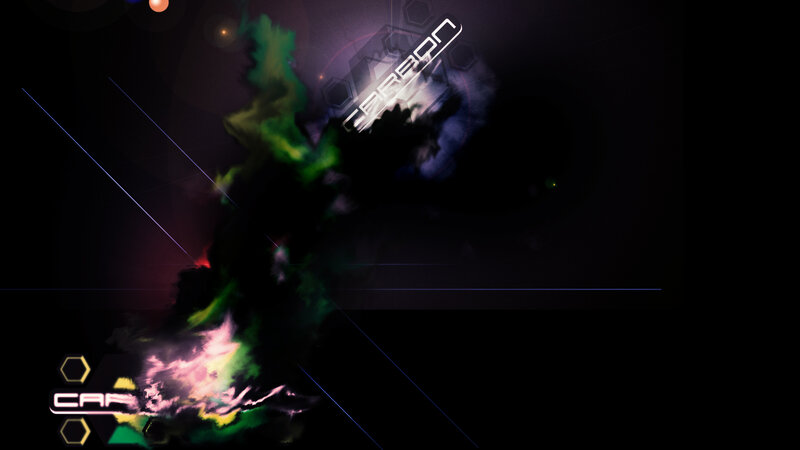 Abstract Digital Explosion — Black, Dark, Digital Art