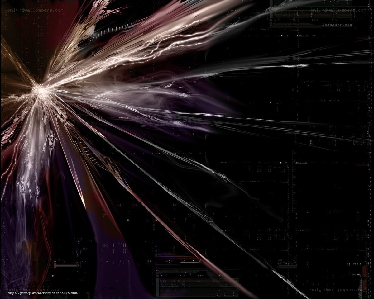 Abstract digital explosion