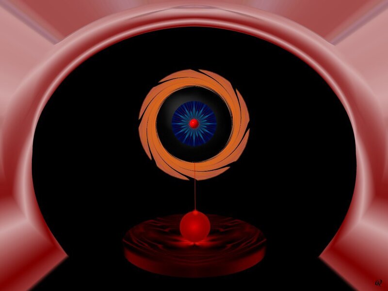 abstract digital eye design