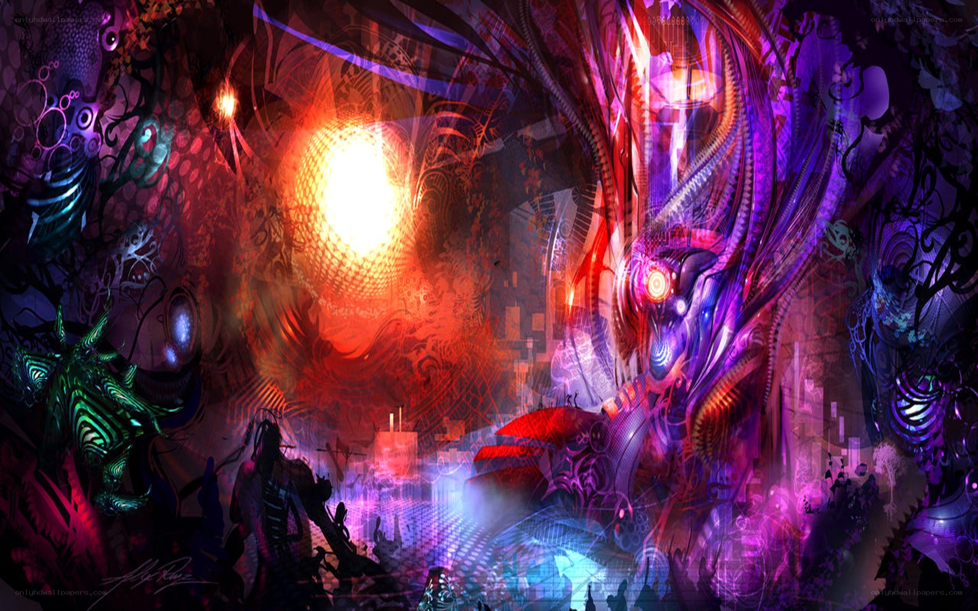 abstract digital fantasy artwork