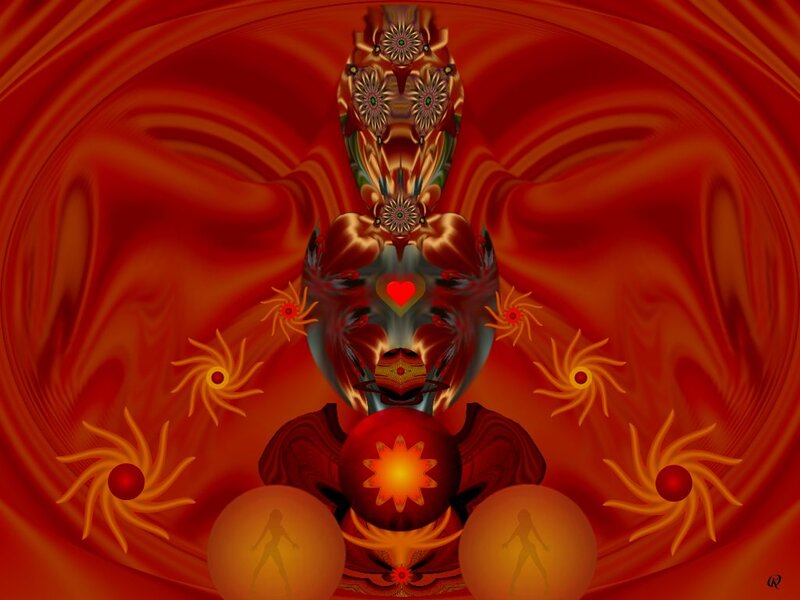 Abstract Digital Figure