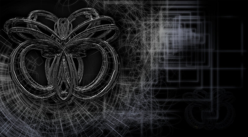 abstract digital fractal art
