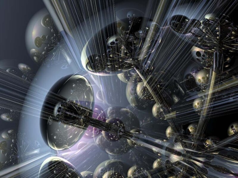 abstract digital fractal art