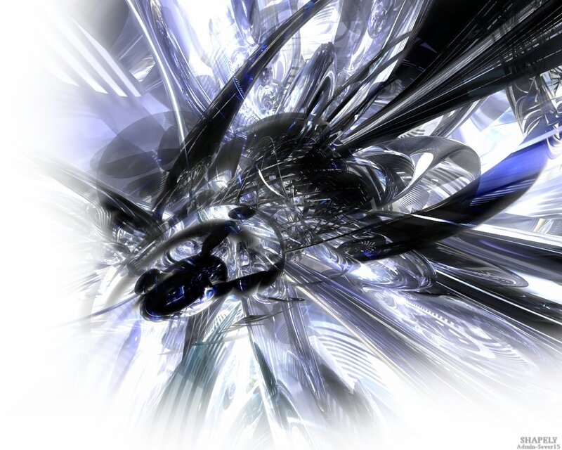 Abstract digital fractal art