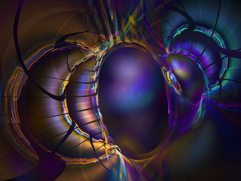 Abstract digital fractal art