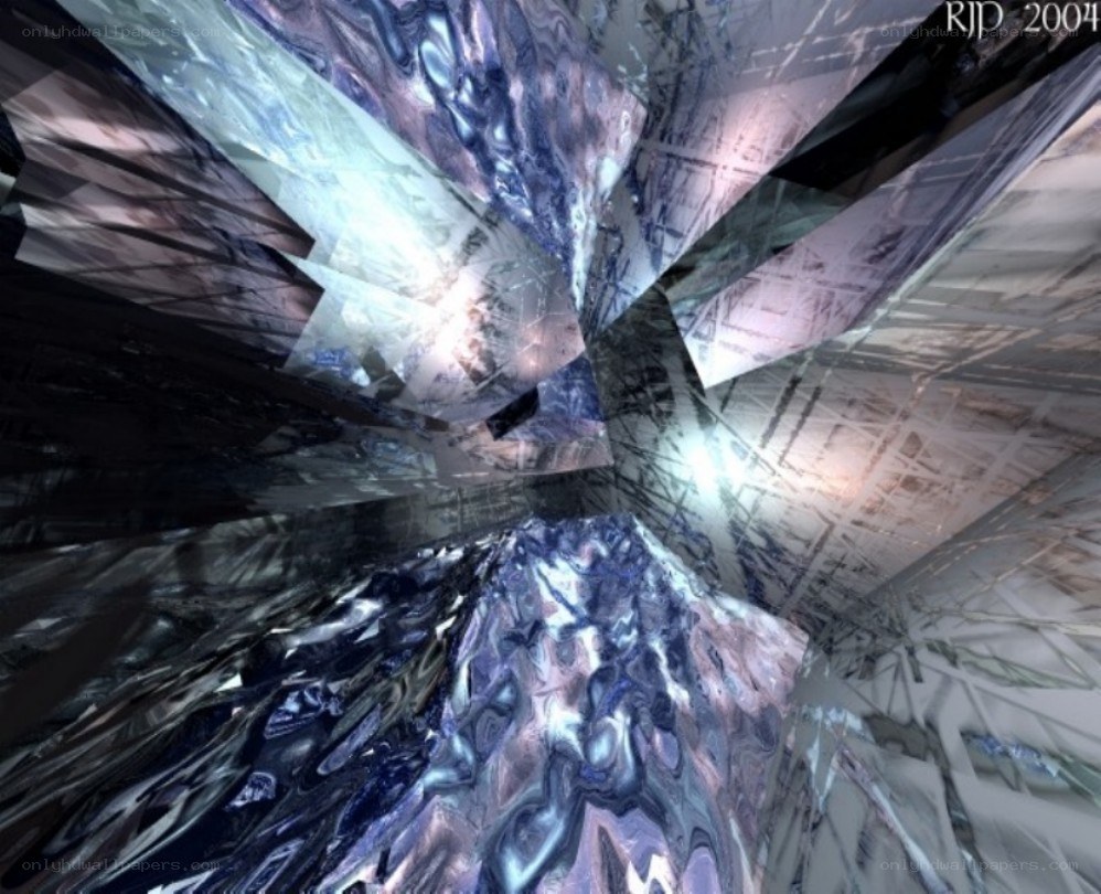 Abstract digital fractal art