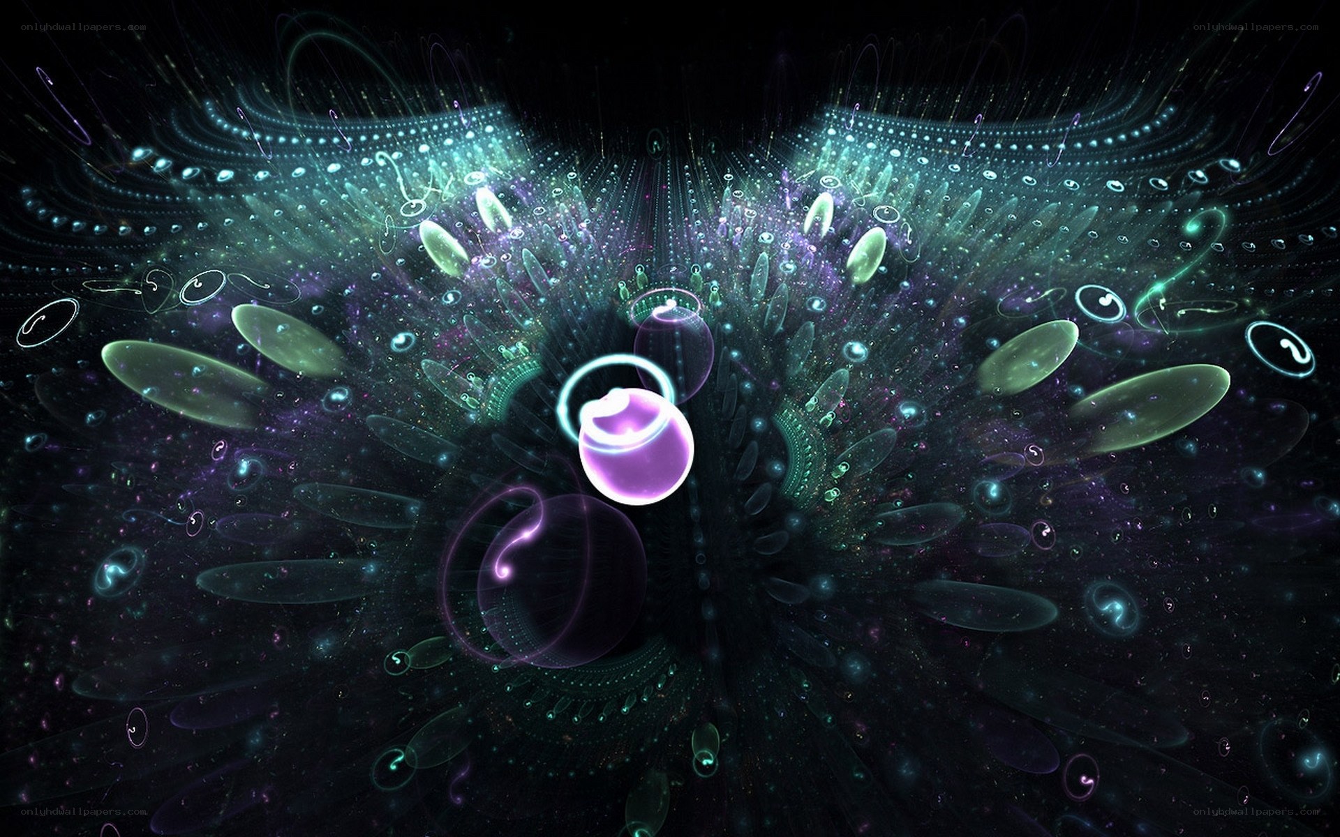 Abstract digital fractal art