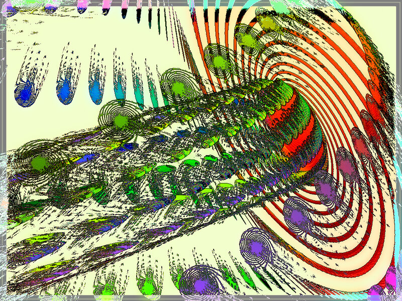 Abstract Digital Fractal — Green