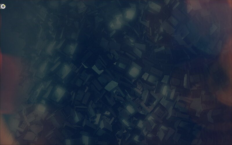 abstract digital glitch art