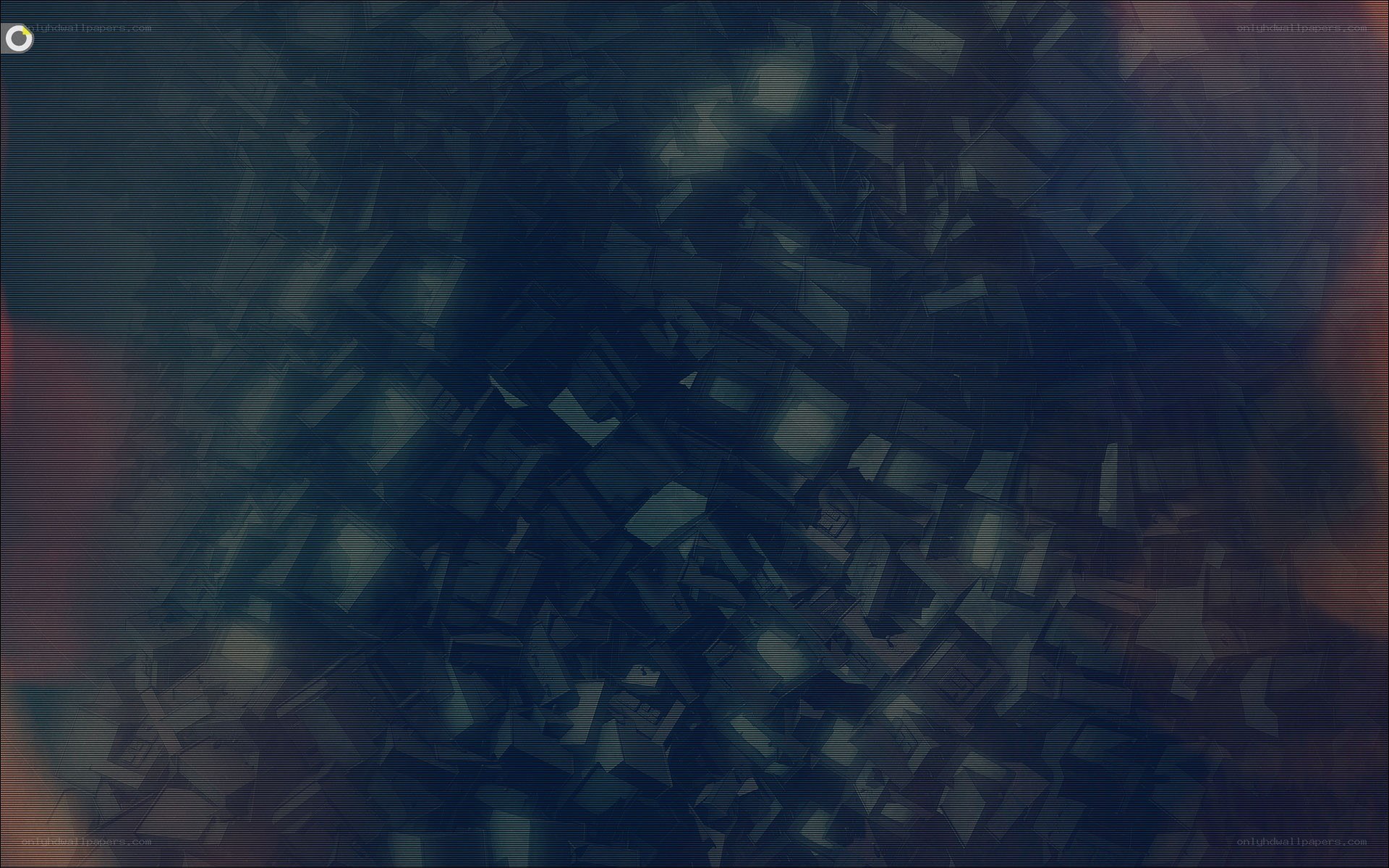 abstract digital glitch art