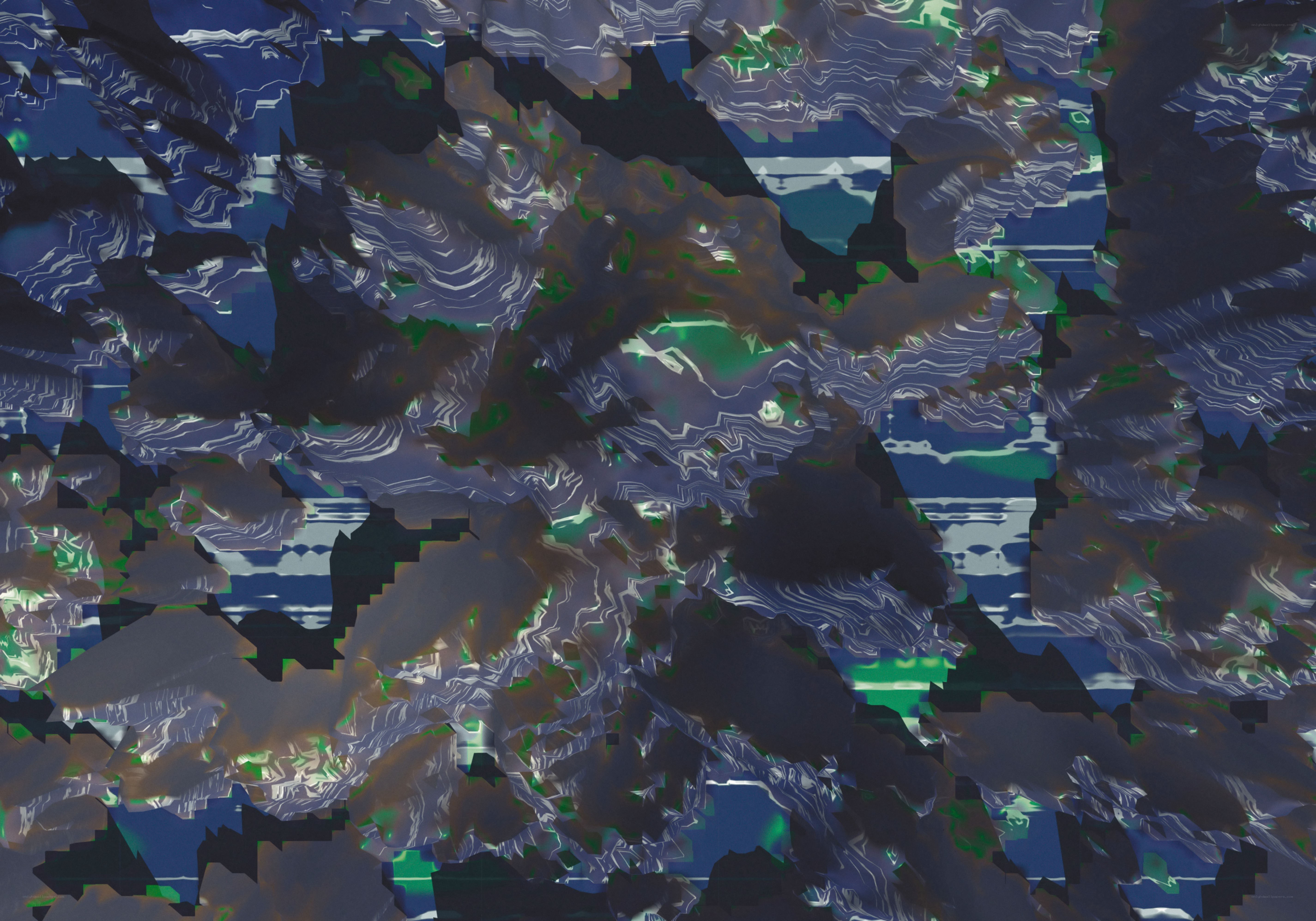 abstract digital glitch art