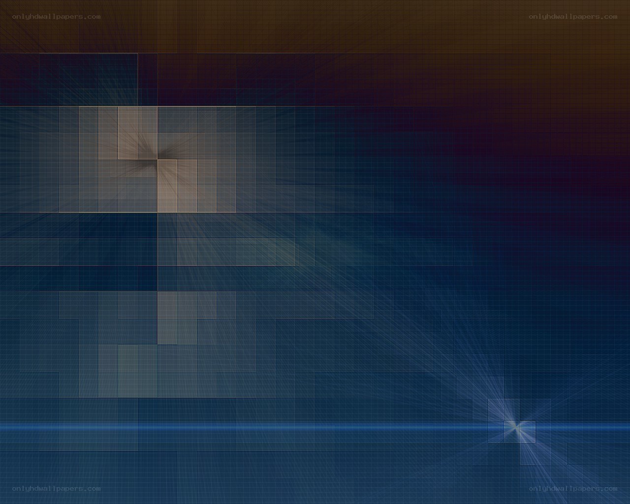 abstract digital grid pattern