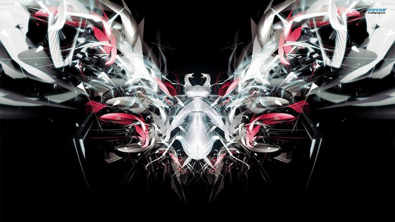 abstract digital insect design