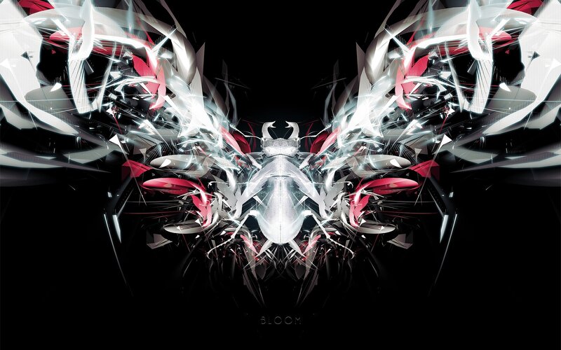 Abstract Digital Insect