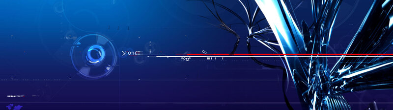 Abstract Digital Interface — Blue, Futuristic