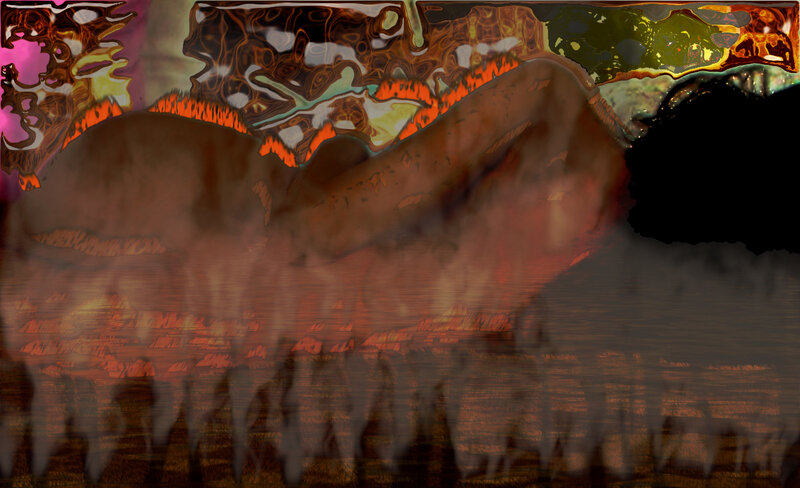 abstract digital landscape