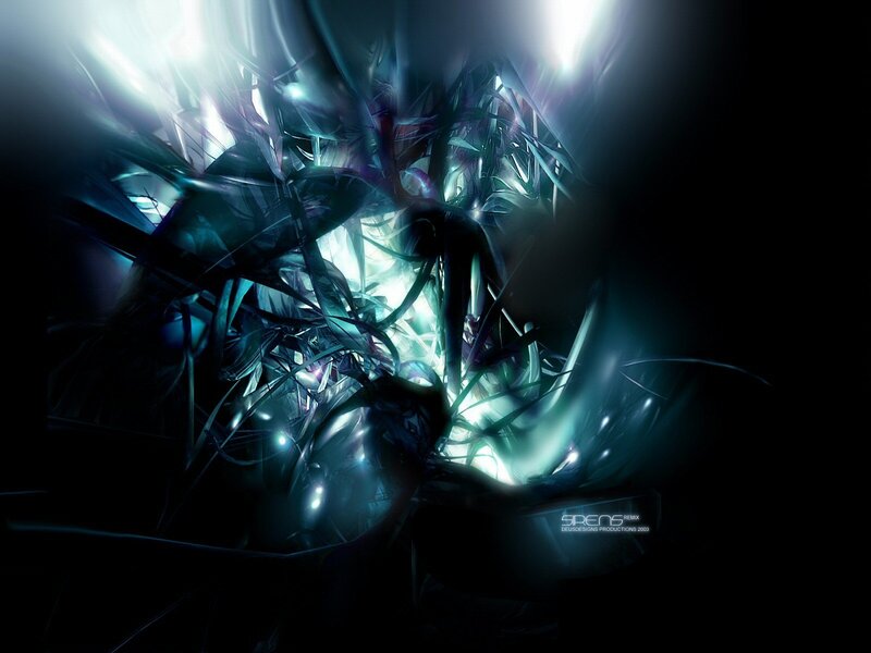 Abstract digital light art