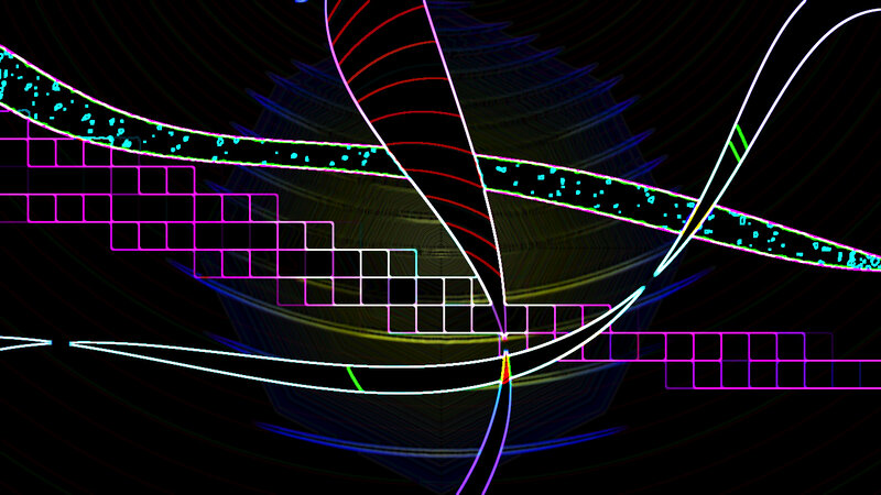 Abstract Digital Lines — Black