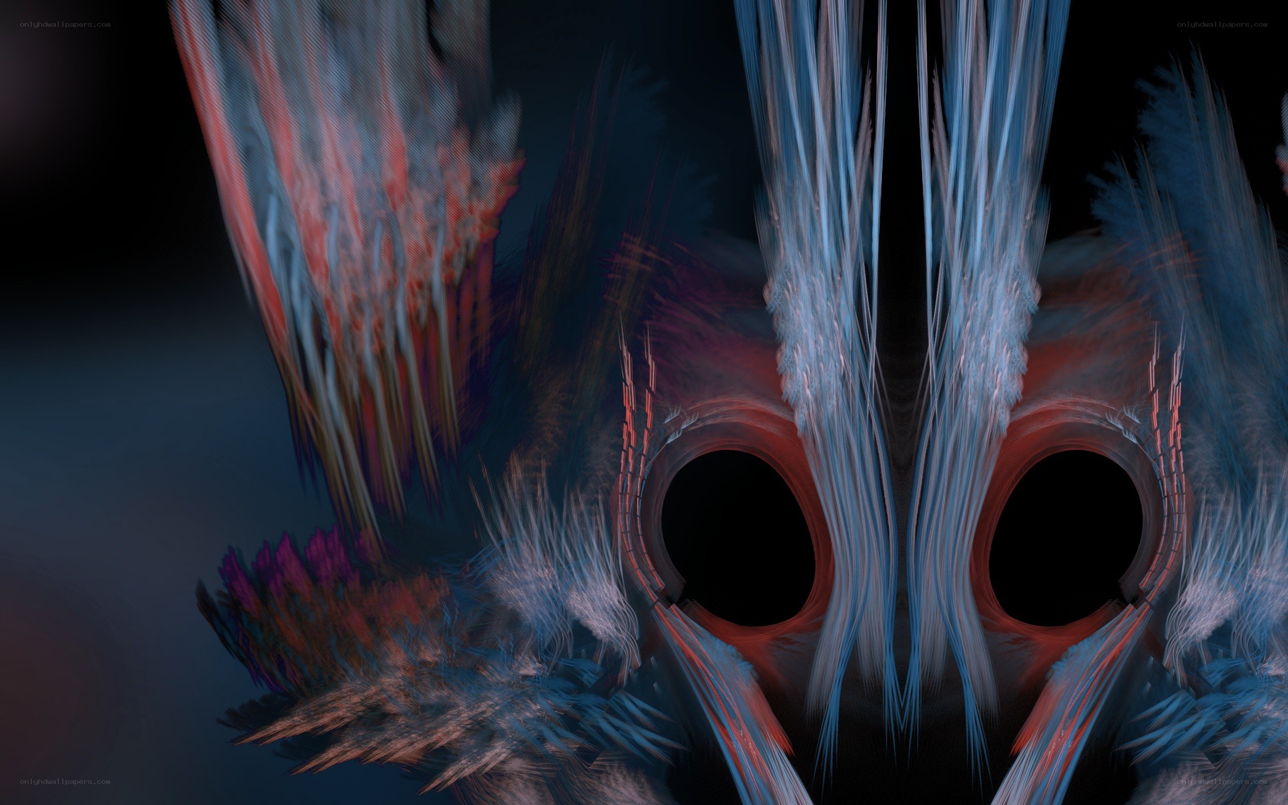 abstract digital mask art