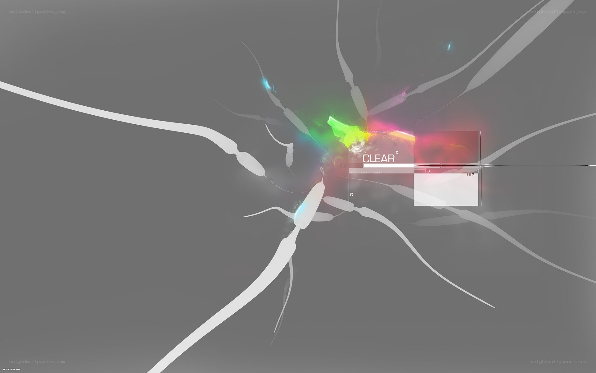 abstract digital network