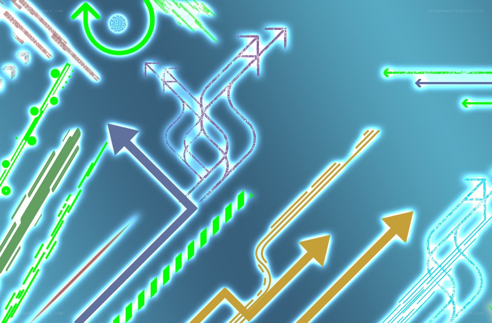 abstract digital network