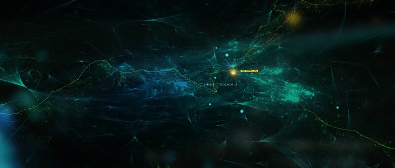 abstract digital network
