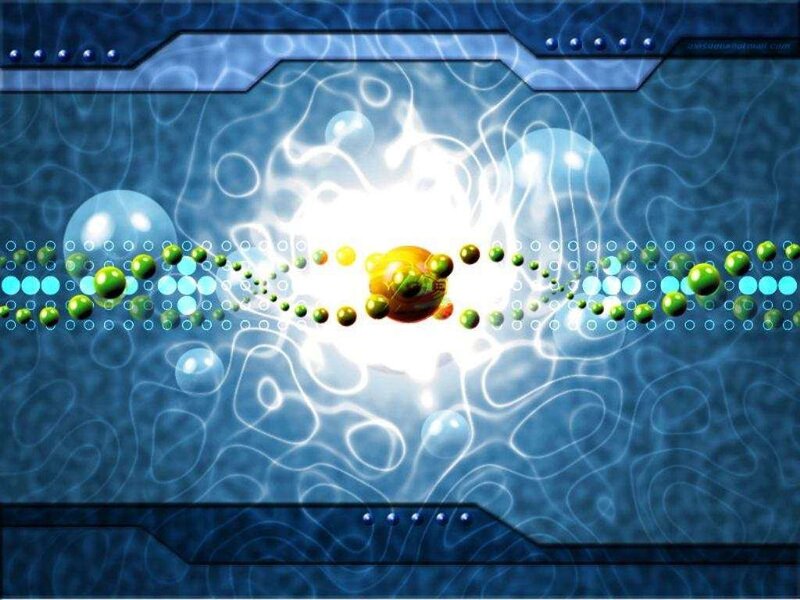 abstract digital particle animation