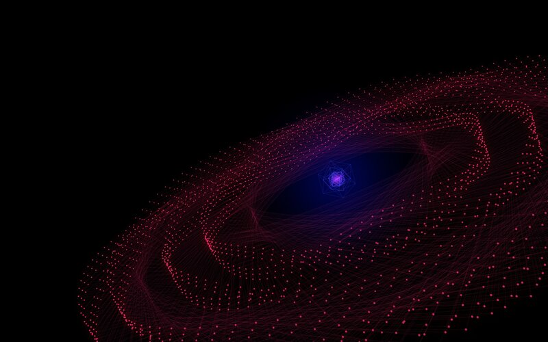 Abstract digital particle network