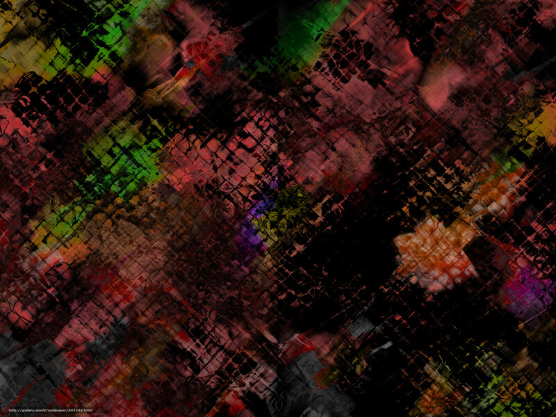 Abstract Digital Pattern — Black, Chaotic