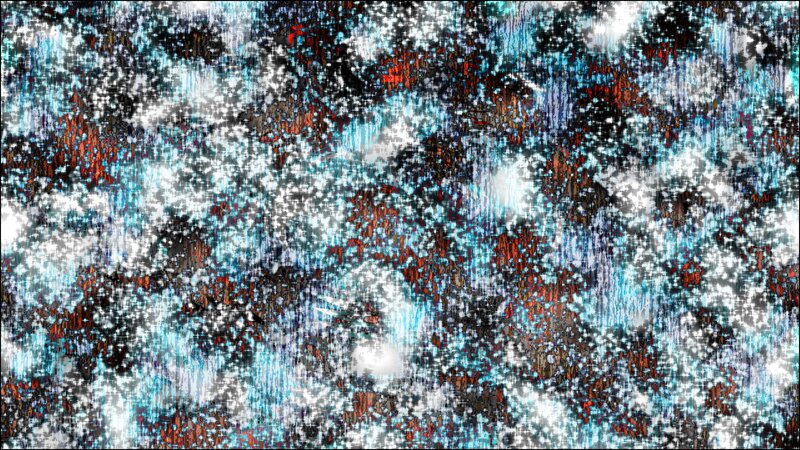 Abstract Digital Pattern — Blue, Chaotic, Digital Art, White