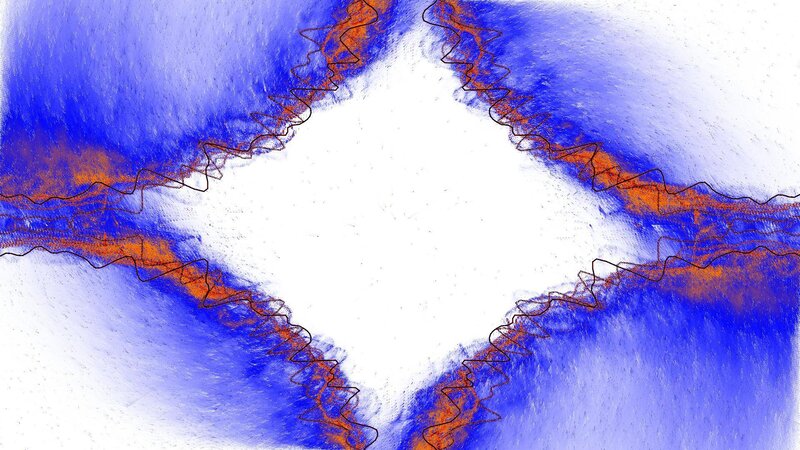 Abstract Digital Pattern — Blue, Dynamic