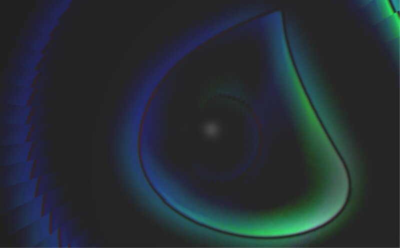 Abstract Digital Pattern — Blue, Mysterious, Digital Art